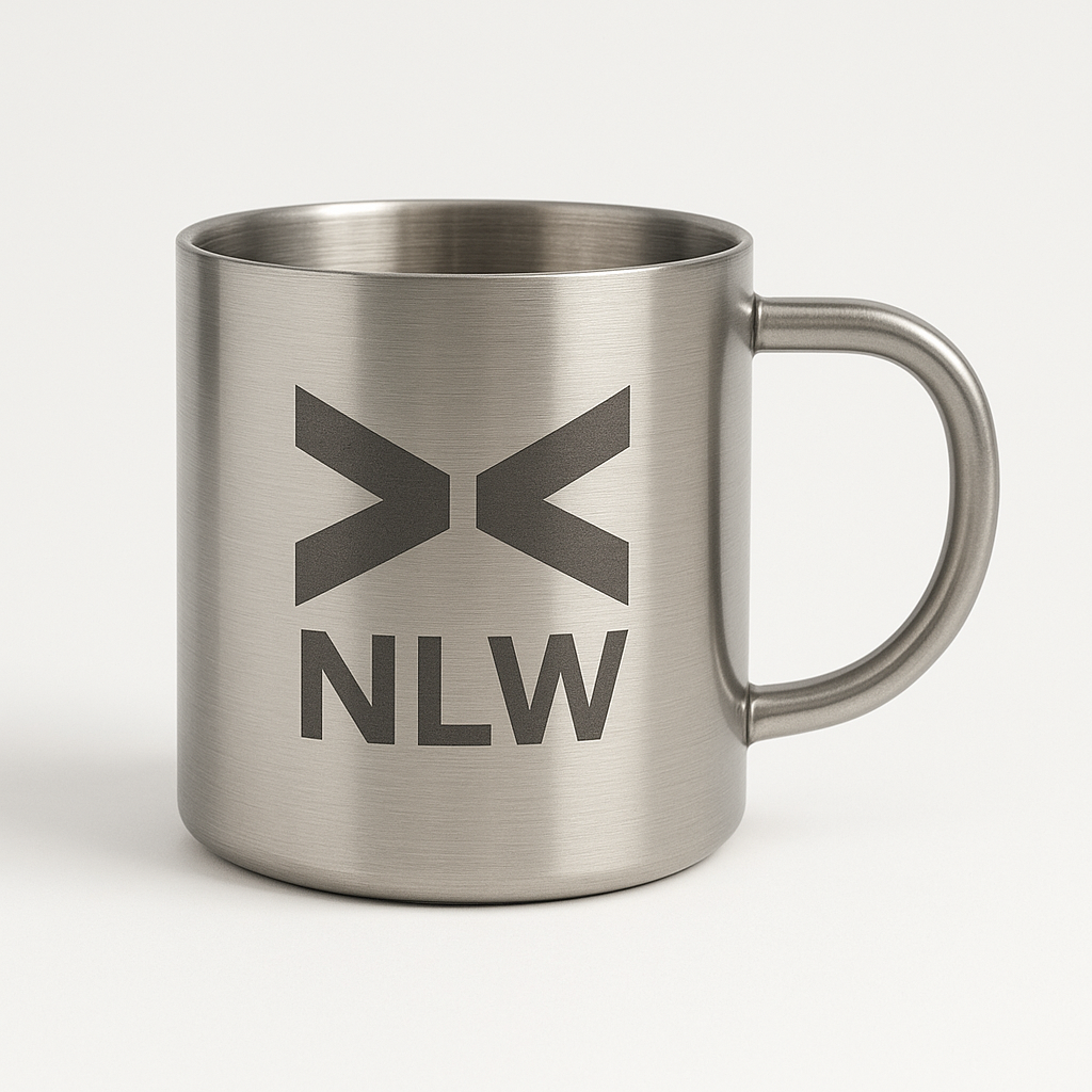 Edelstahl Becher doppelwandig Isoliert 300ml - NordLaserWerk