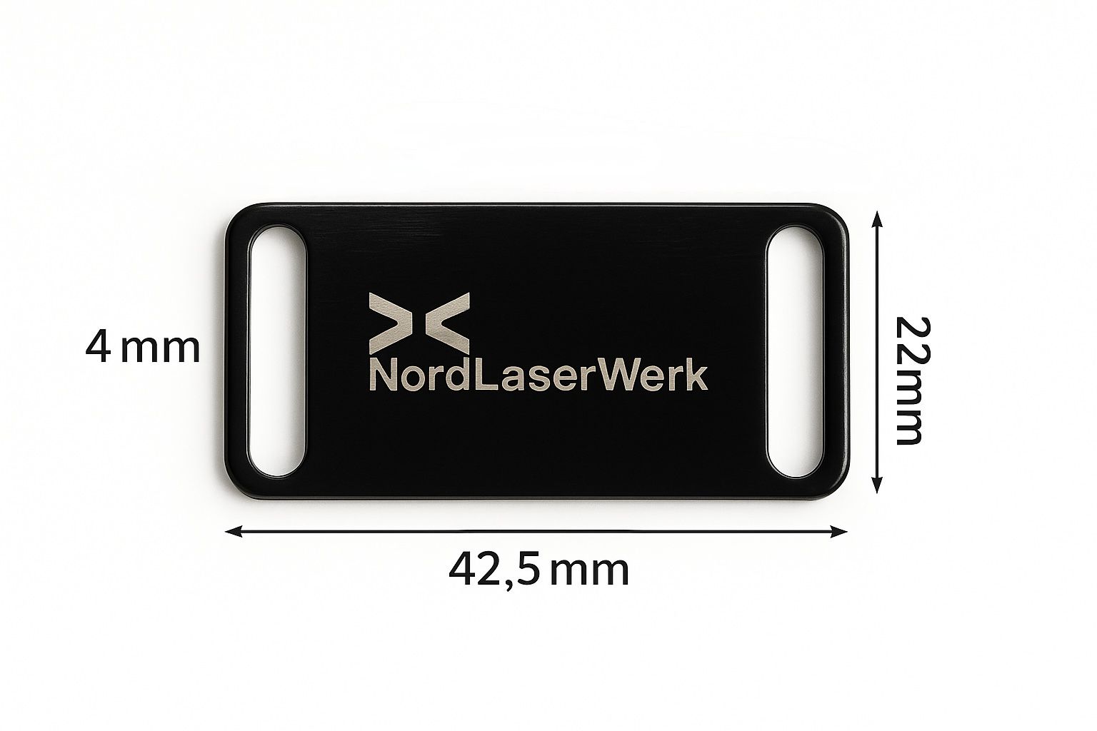 Aluminium-Tags mit individueller Gravur – beidseitig gravierbare Hundemarken oder Geschenkanhänger