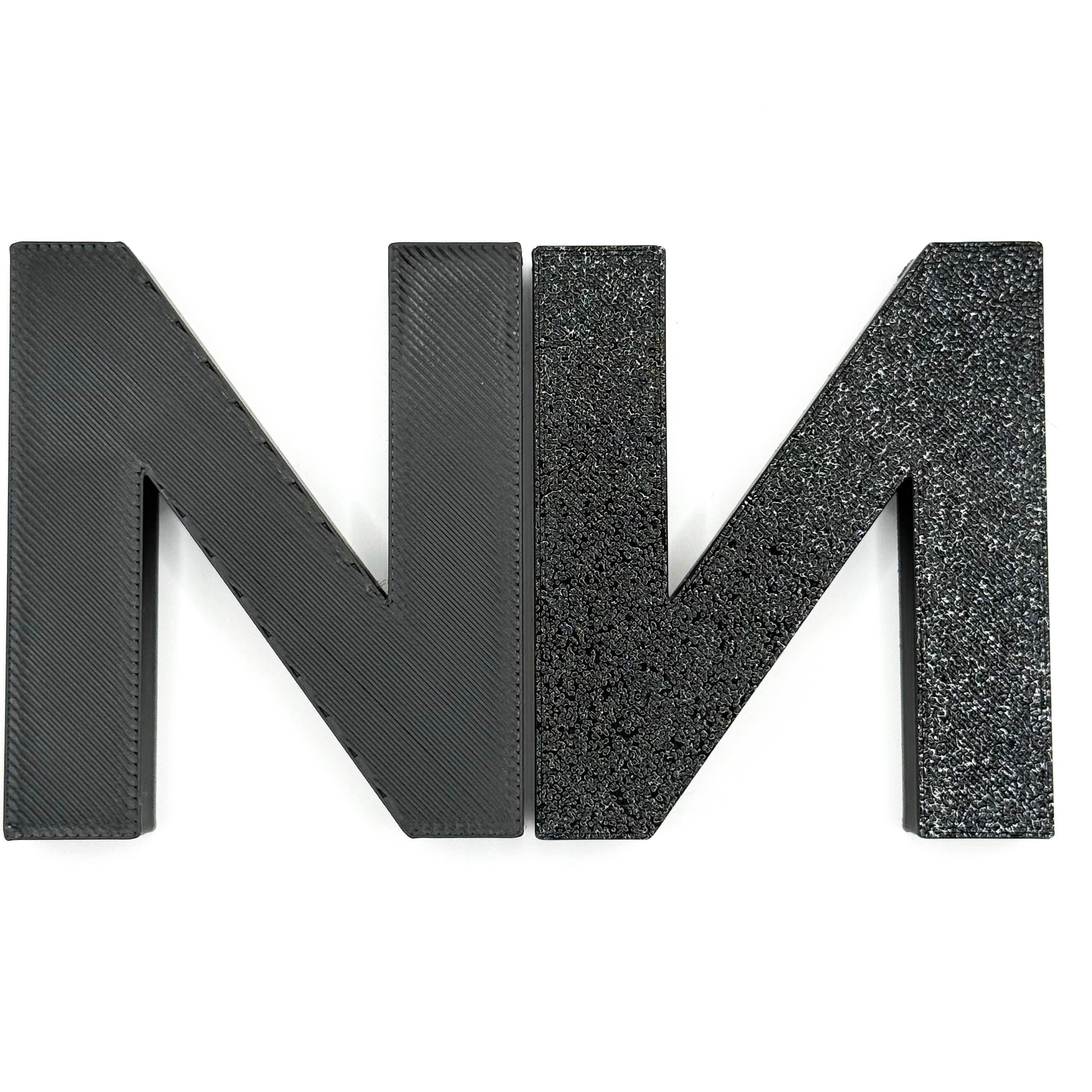 Individuelle 3D-Gedruckte-Buchstaben, LOGO, Schriftzug - NordLaserWerk